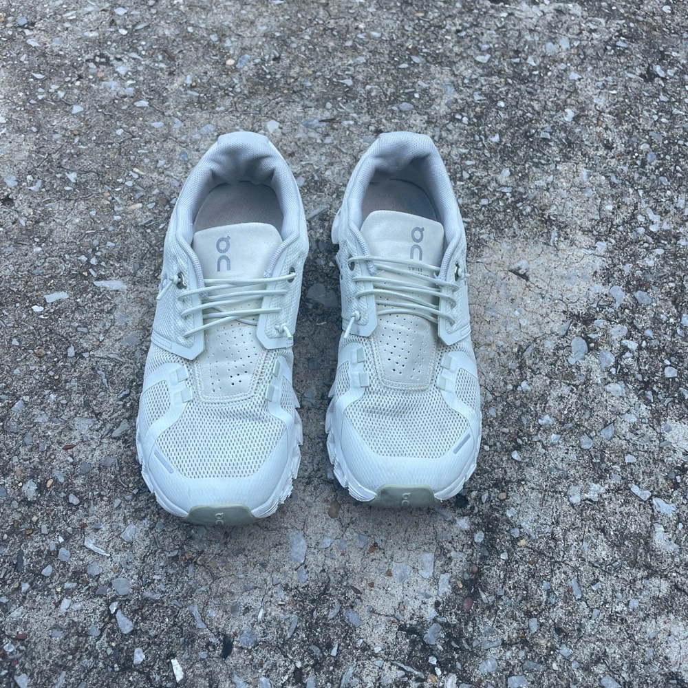 On Running White Athletic Sneakers